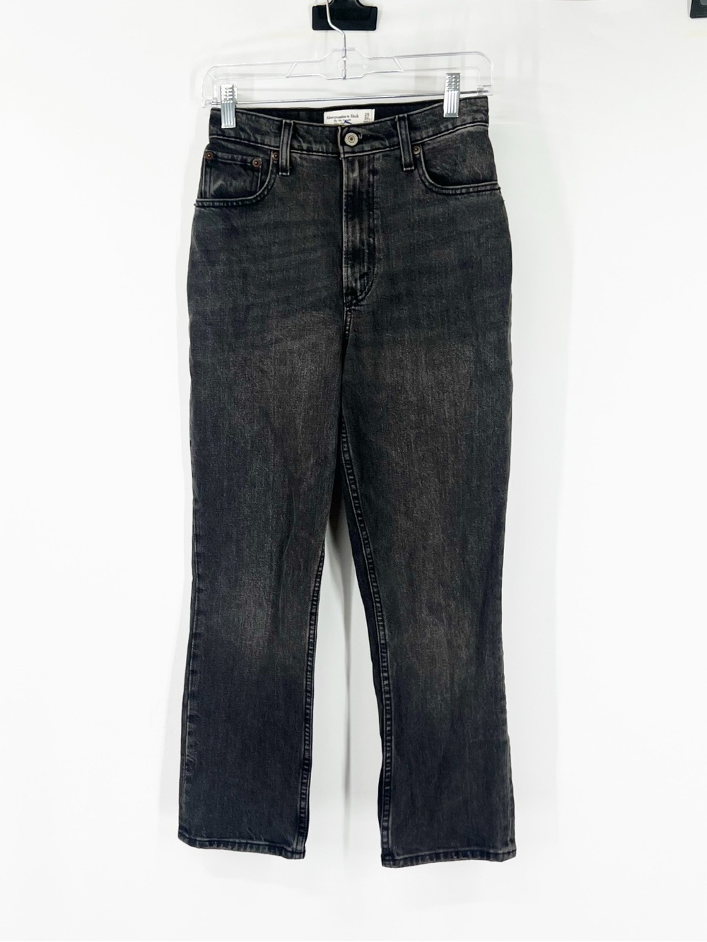 Abercrombie & Fitch Curve Love ‘90s Straight Jeans Ultra High Rise EXTRA SHORT